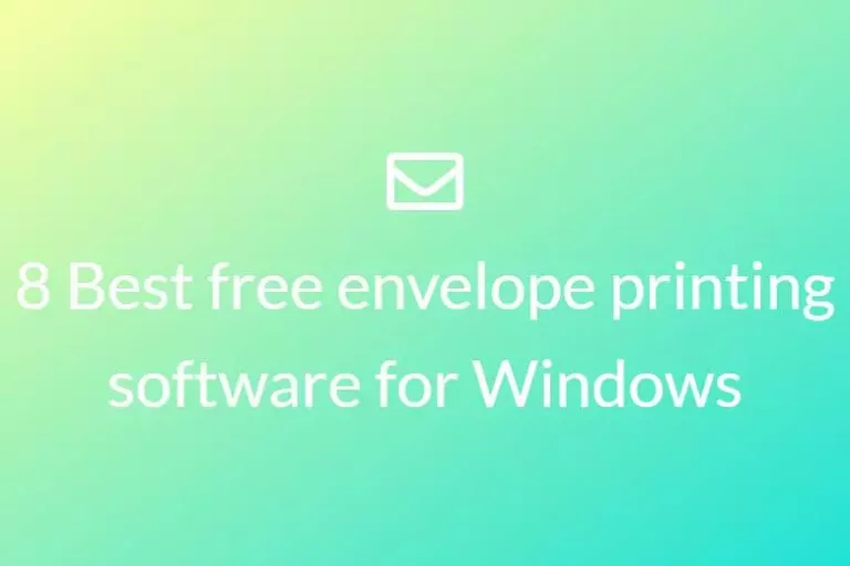 List of Best envelope printing software for Windows