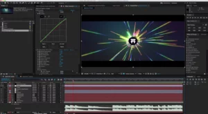 After effects- The audio spectrum effects