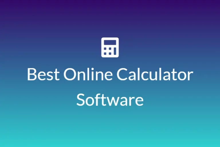 Best Online Calculator Software